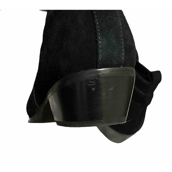 Blondo Black Waterproof Suede Leather Buckle Ankle Boots Booties Size 10 - Picture 7 of 14